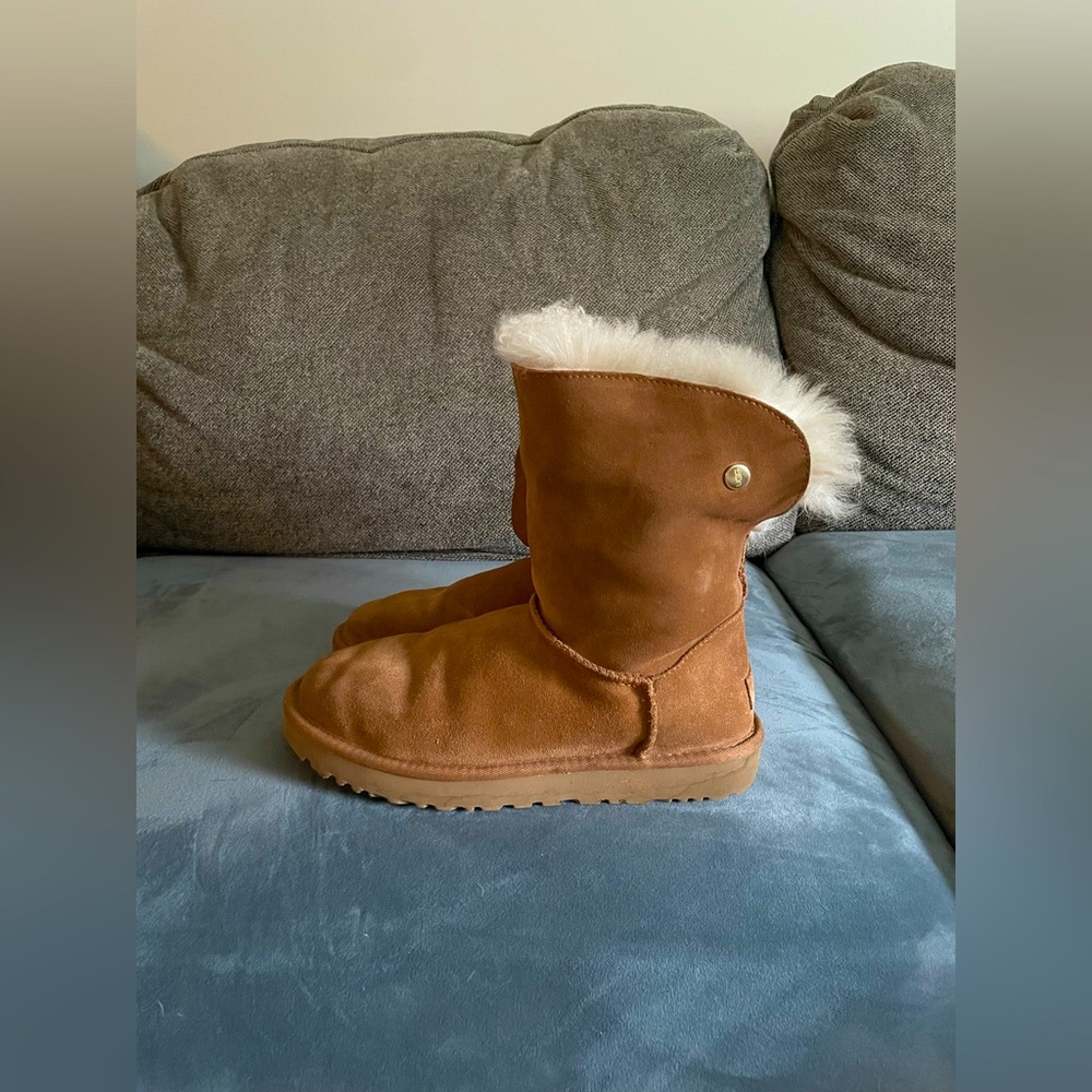 UGG Valentina Boot Chestnut Crystal Studded